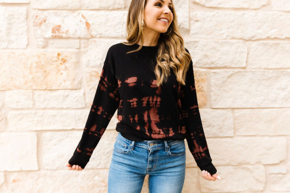sweatshirt tie dye patterns