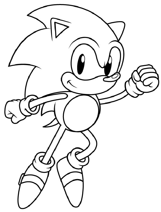 25 Free Sonic Coloring Pages for Kids and Adults