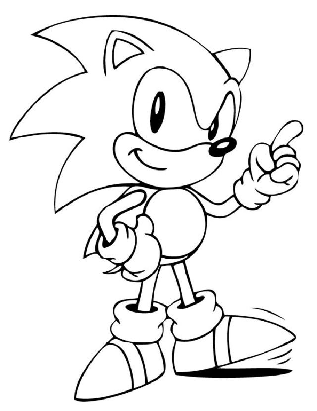 25 Free Sonic Coloring Pages for Kids and Adults