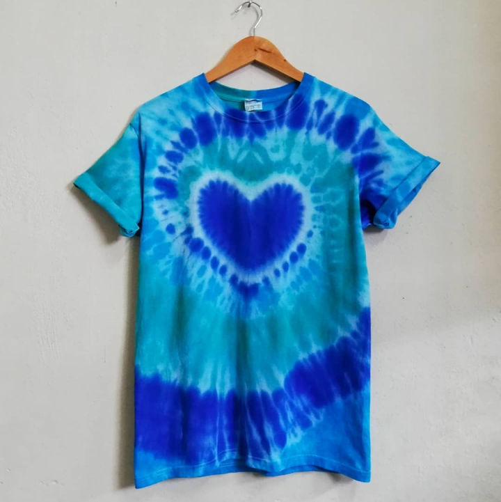 25 Heart Tie Dye Patterns How To Heart Tie Dye Shirt 2207