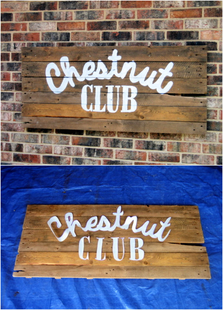 40 Wood Pallet Sign Ideas You Can DIY Blitsy