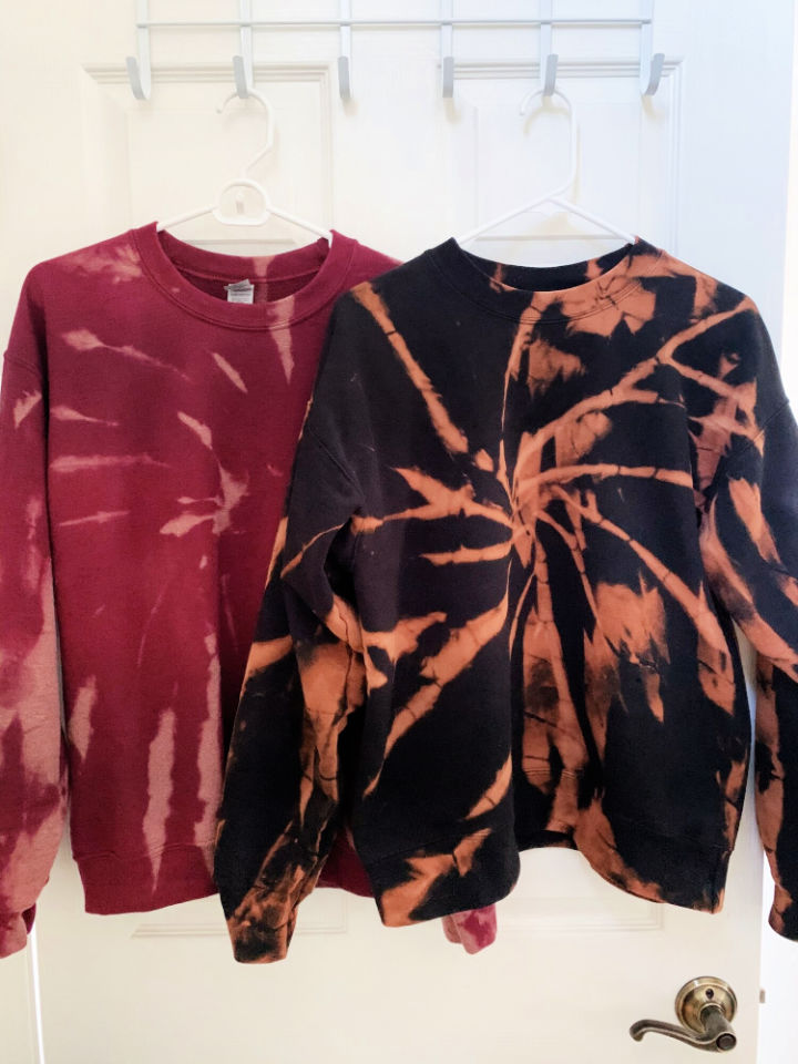 reverse rainbow tie dye