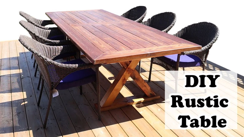30 Free DIY Outdoor Table Plans (2024 Updated) Blitsy