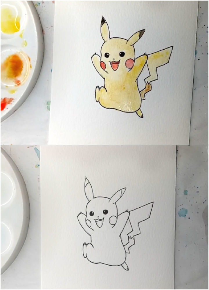 25 Easy Pikachu Drawing Ideas - How To Draw Pikachu