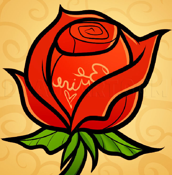 25 Easy Rose Drawing Ideas - How To Draw A Rose