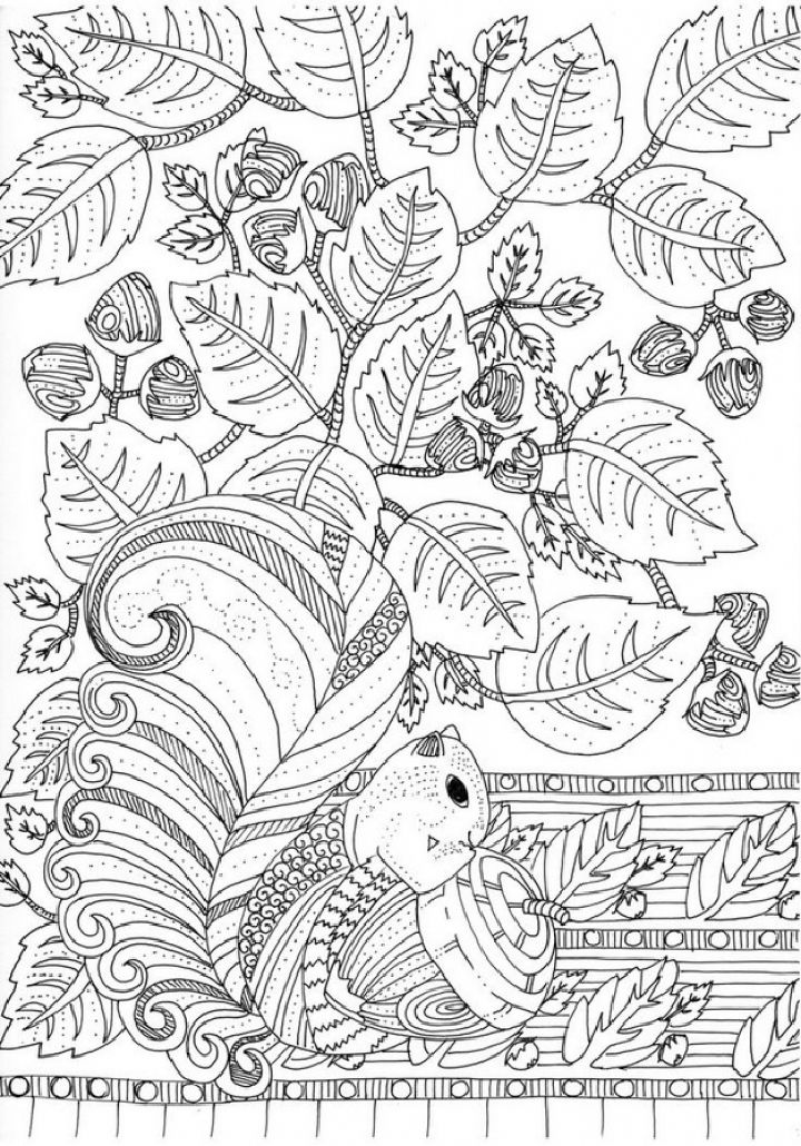 25 Free Printable Fall Coloring Pages for Kids and Adults