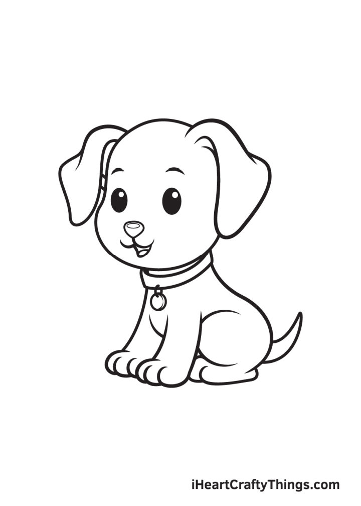 25 Easy Dog Drawing Ideas - How to Draw a Dog