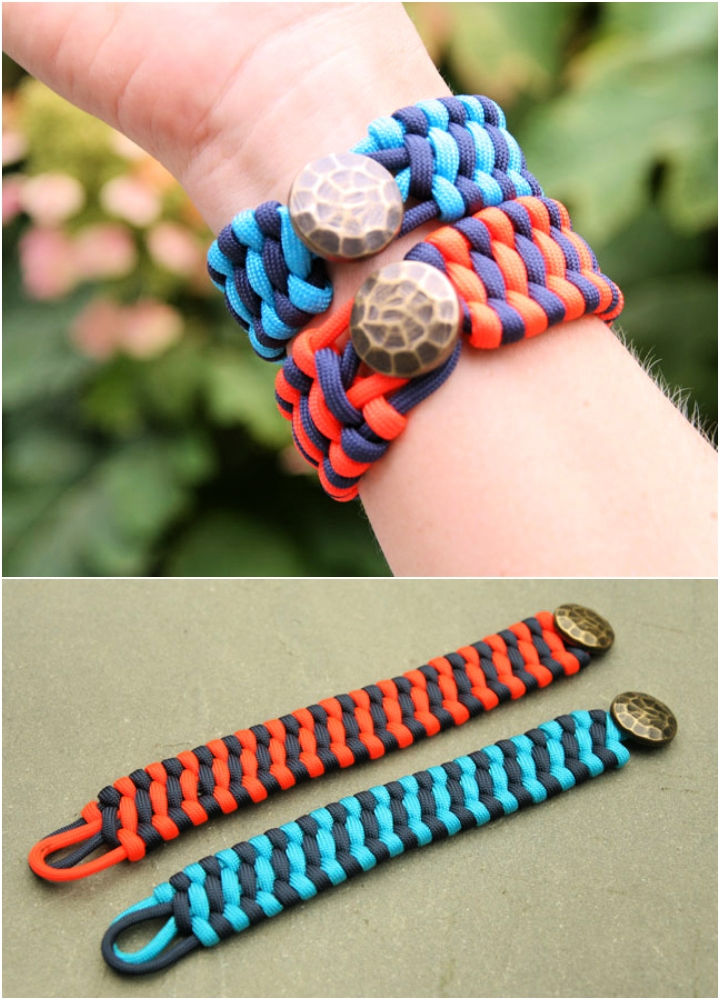 20 Free DIY Paracord Bracelet Patterns to Make Blitsy