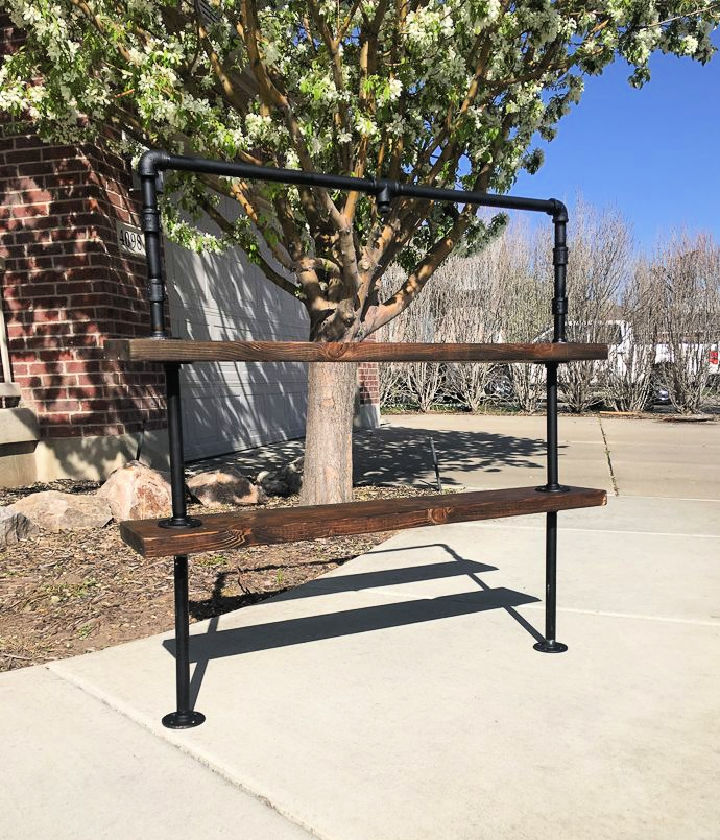 Galvanized Pipe Bookshelf Plans photo