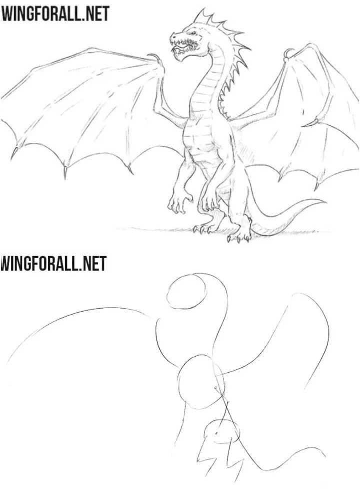 How To Draw A Dragon Tutorial