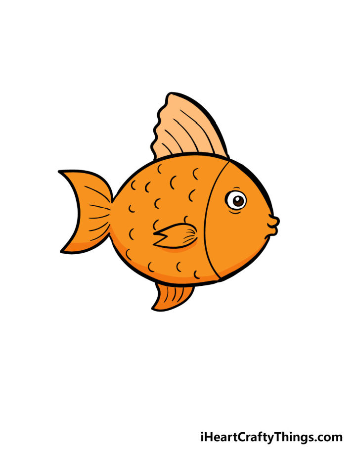 25 Easy Fish Drawing Ideas - How to Draw a Fish