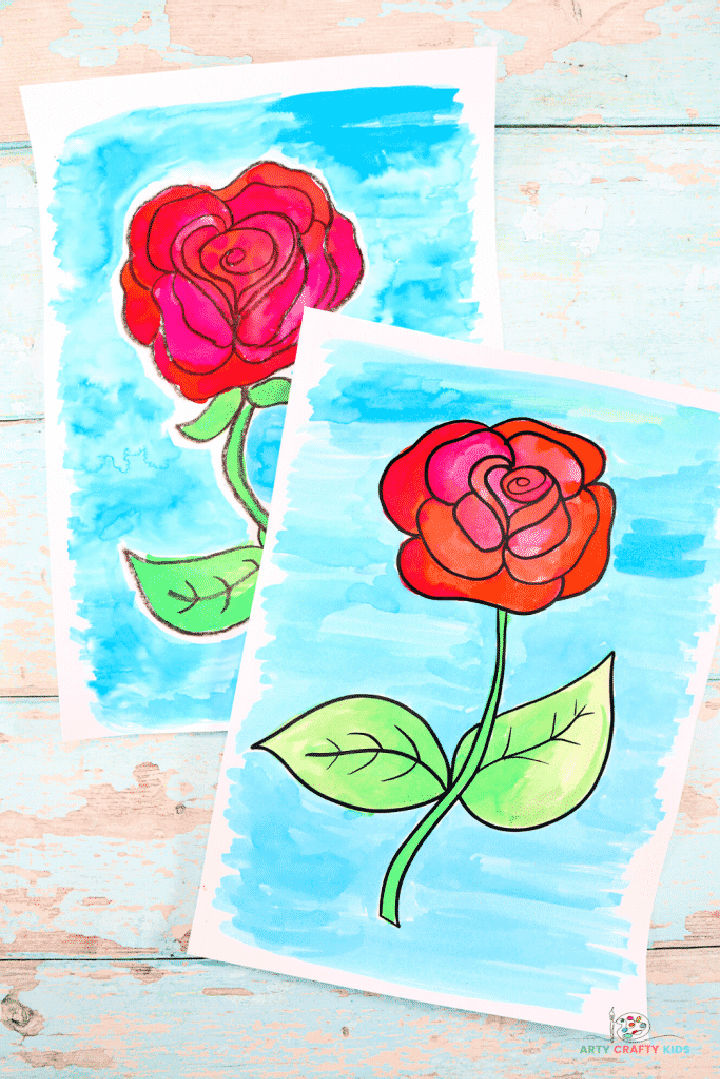 25 Easy Rose Drawing Ideas - How to Draw a Rose