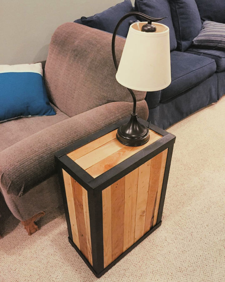 20 Free Pallet Side Table Plans Pallet End Table Blitsy