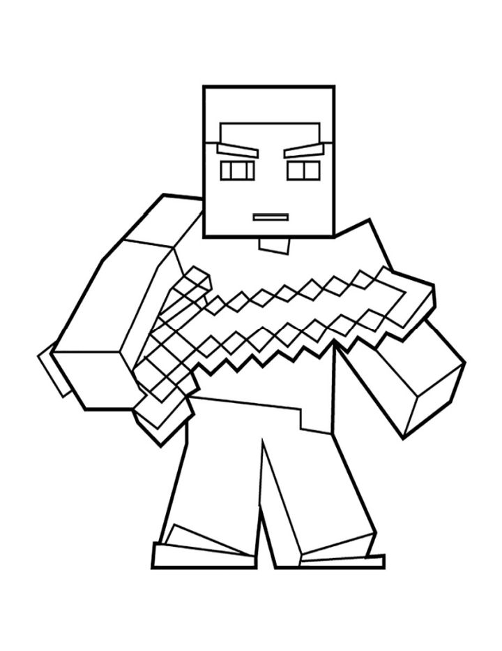 25 Free Minecraft Coloring Pages for Kids and Adults