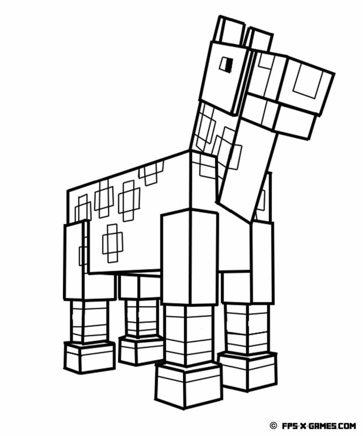 25 Free Minecraft Coloring Pages for Kids and Adults