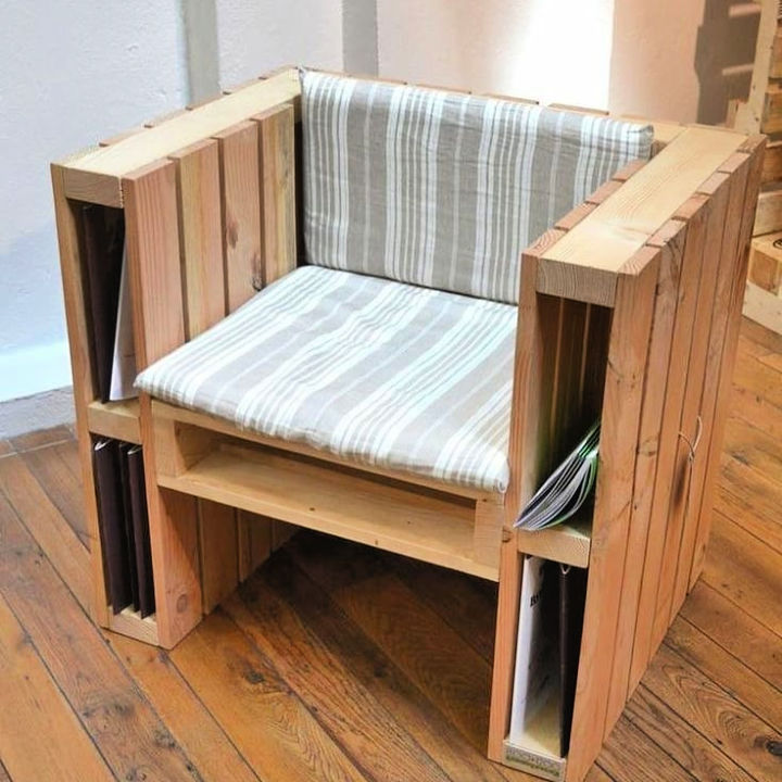 40 Free DIY Wood Pallet Chair Plans and Ideas Blitsy