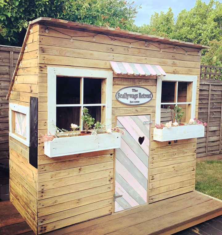 25 Free DIY Pallet Playhouse Plans and Ideas Blitsy