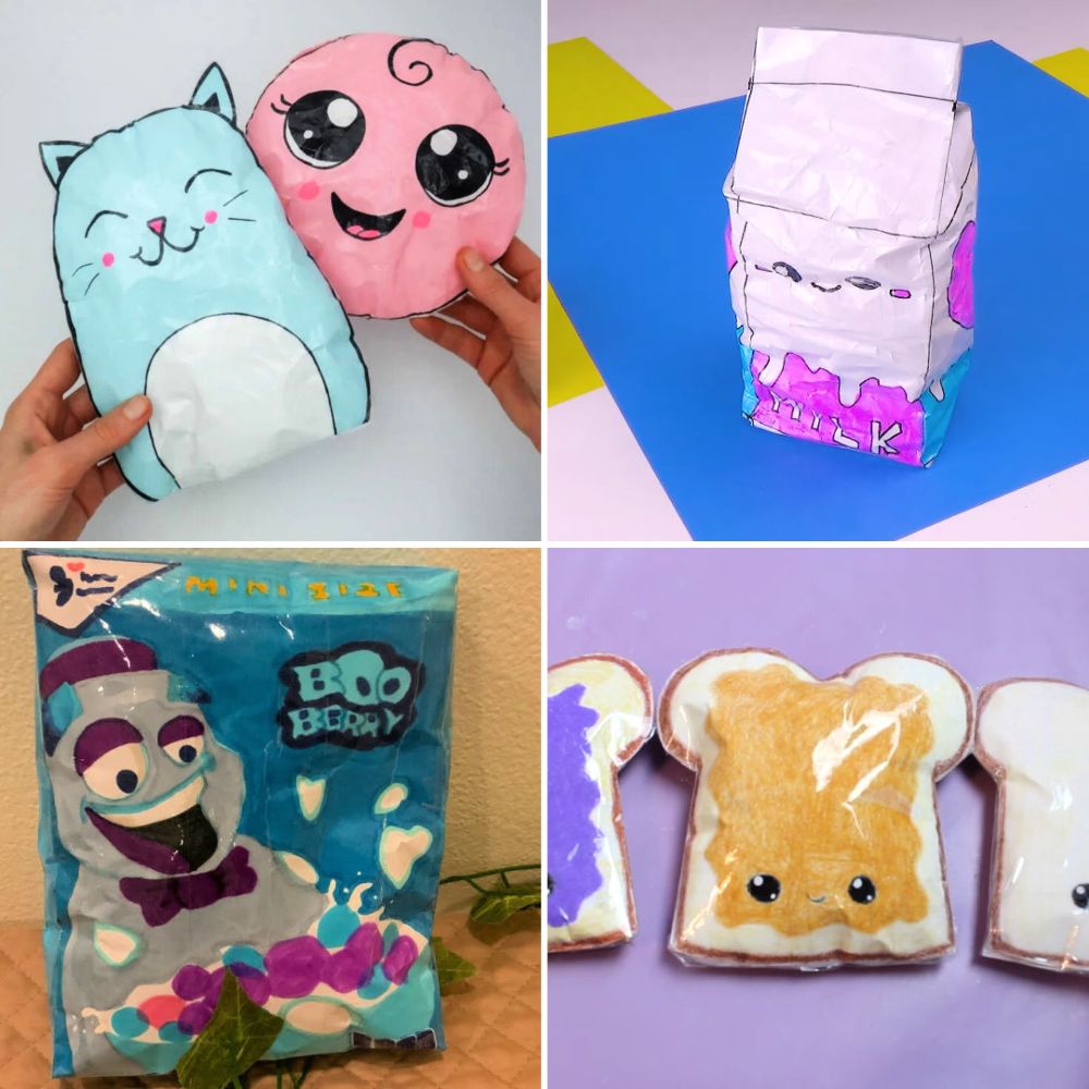 20 Easy Paper Squishy Ideas - Blitsy