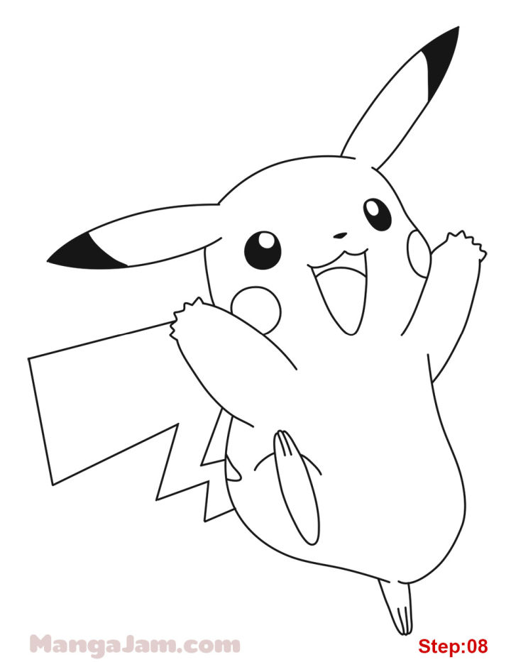 25 Easy Pikachu Drawing Ideas - How to Draw Pikachu