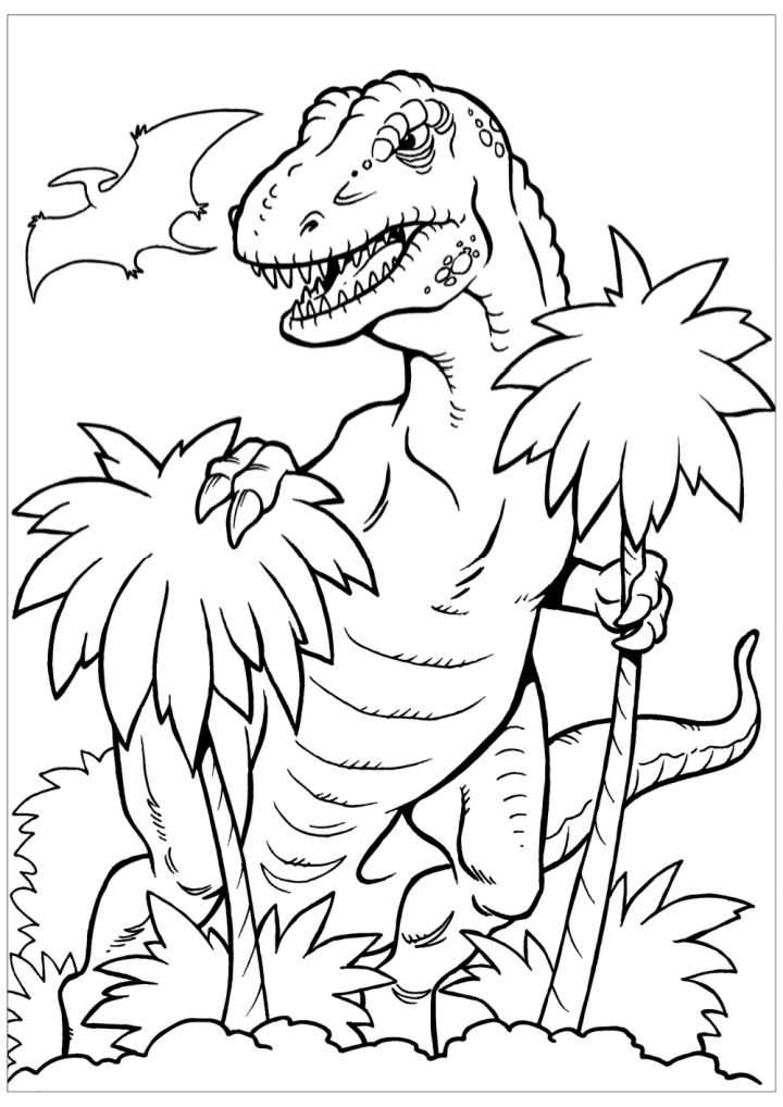 25 Free Dinosaur Coloring Pages for Kids and Adults