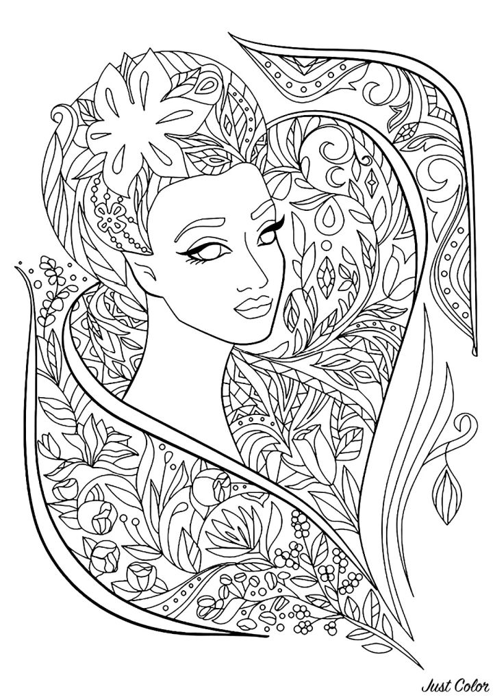 25 Free Flower Coloring Pages for Kids and Adults