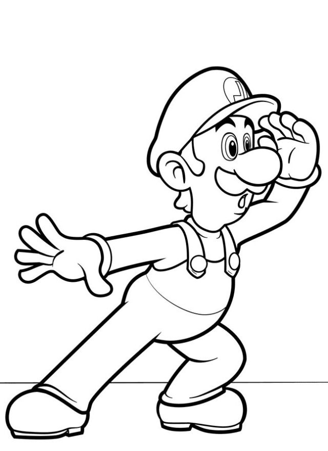 20 Free Mario Coloring Pages for Kids and Adults