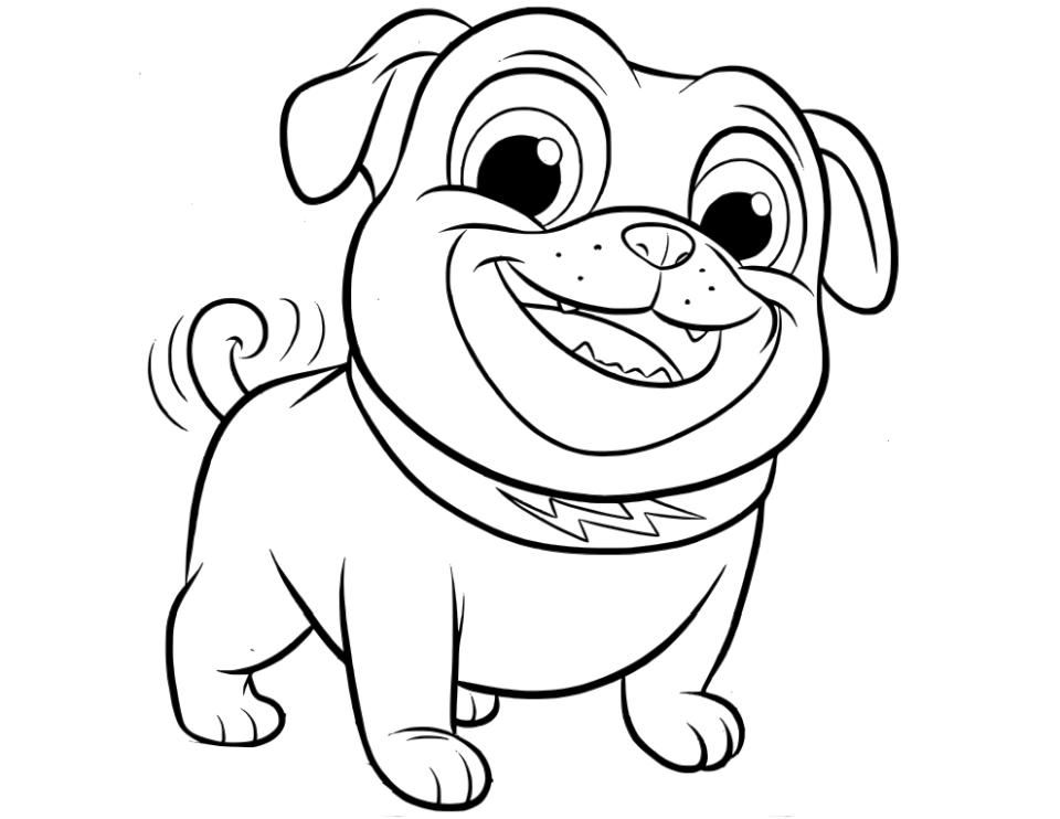 25 Free Printable Dog Coloring Pages for Kids and Adults