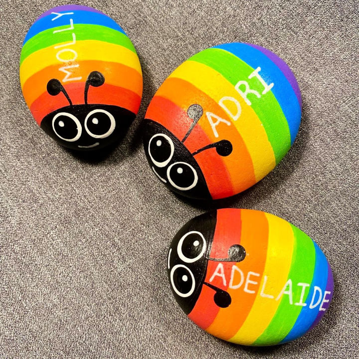 25 Fun and Easy Ladybug Rock Ideas - Blitsy