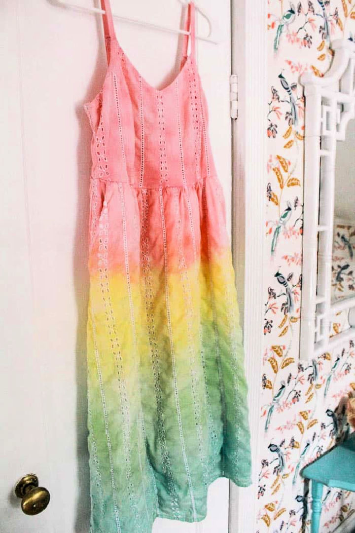 over the rainbow tie dye