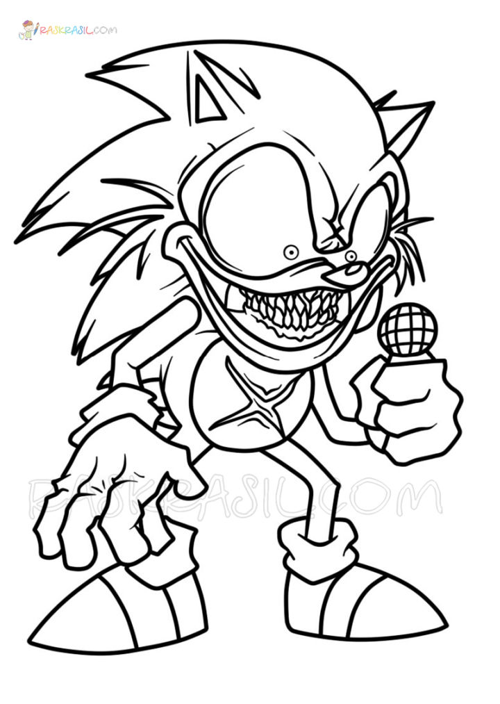 25 Free Sonic Coloring Pages for Kids and Adults