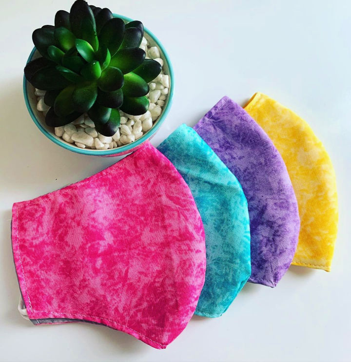 25 DIY Tie Dye Face Mask Patterns (Learn Step by Step)
