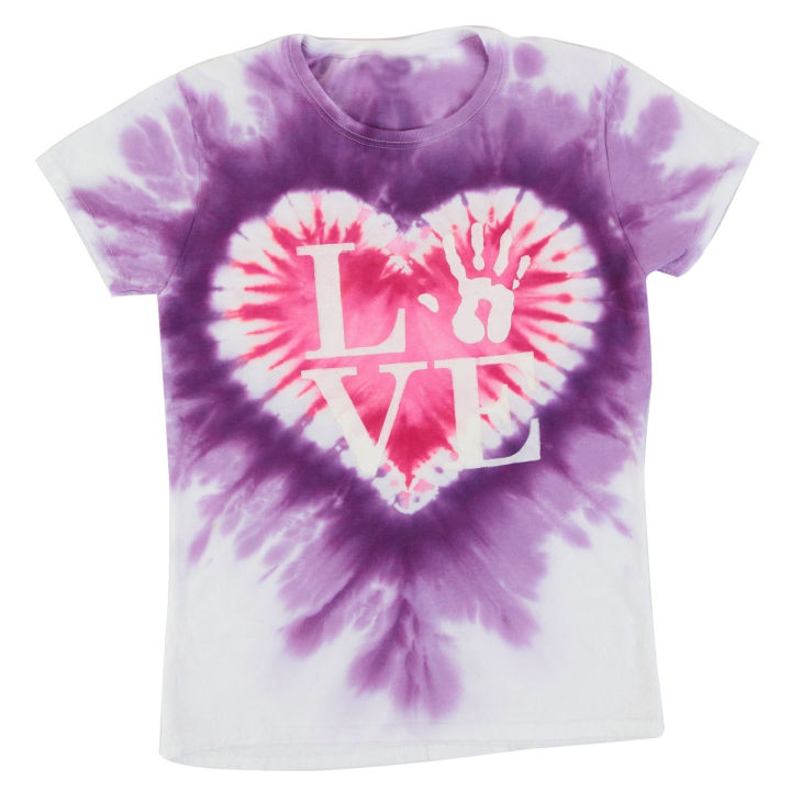 25 Heart Tie Dye Patterns How To Heart Tie Dye Shirt