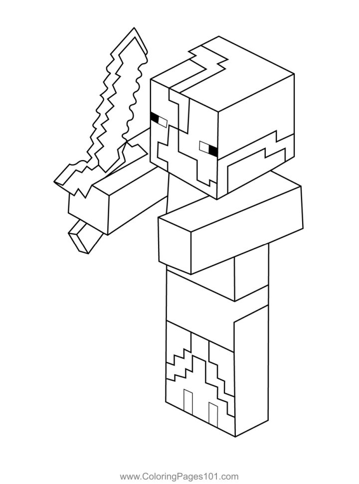 25 Free Minecraft Coloring Pages for Kids and Adults