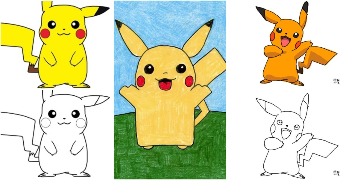How to Draw Pikachu Easy - DrawingNow-saigonsouth.com.vn