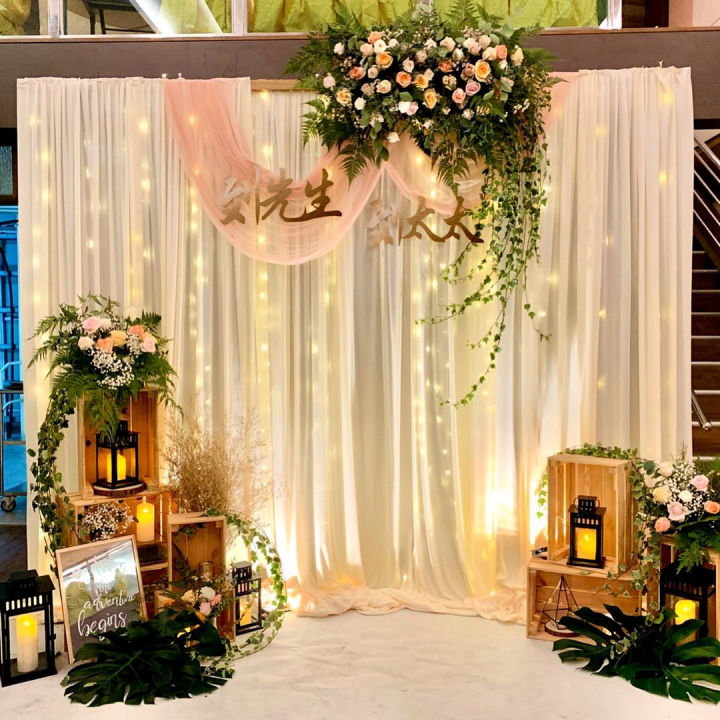 25 Pretty Wedding Backdrop Ideas for Your Ceremony - Blitsy