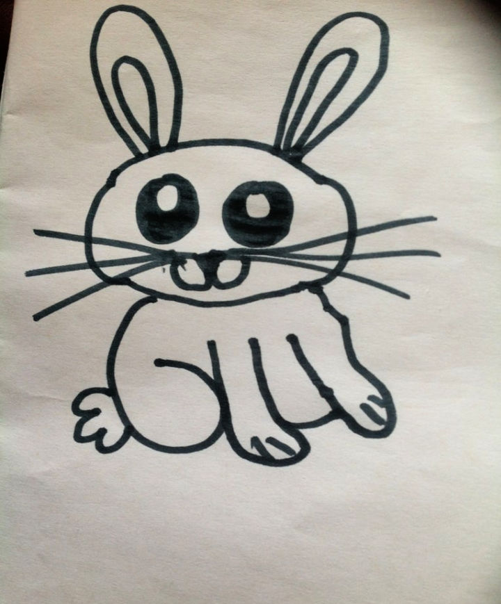 25 Easy Bunny Drawing Ideas - How to Draw a Bunny