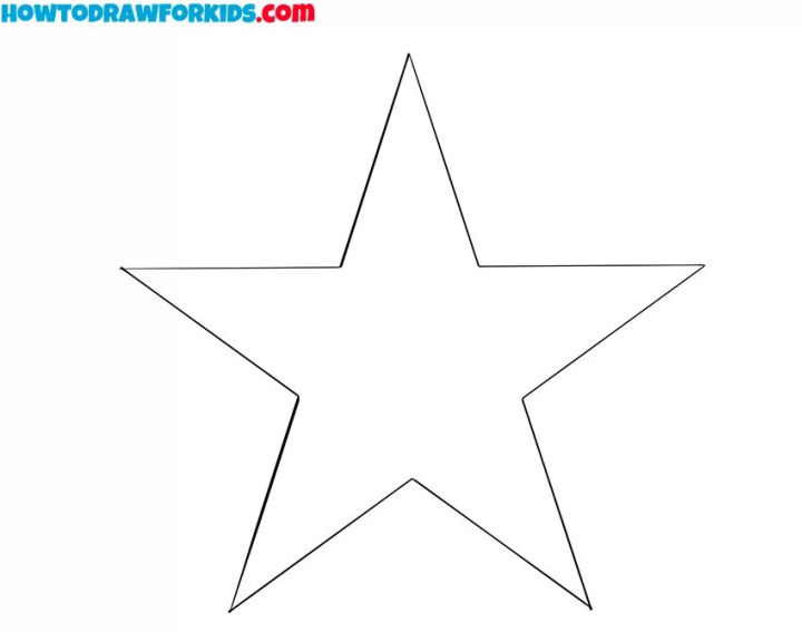 20 Easy Star Drawing Ideas - How To Draw A Star - Blitsy