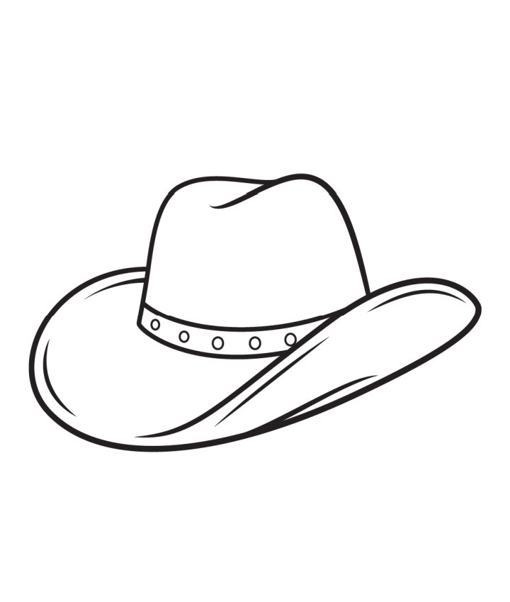 15 Easy Cowboy Hat Drawing Ideas - How To Draw A Cowboy Hat