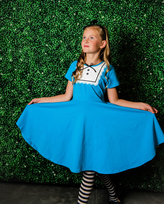 Alice In Wonderland Complete Outfit Costumes For Girls For Sale