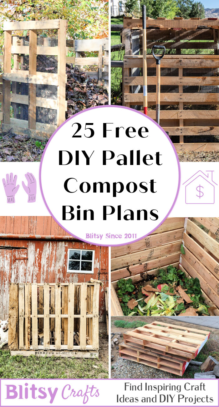 25 DIY Pallet Compost Bin Ideas To Build Your Own