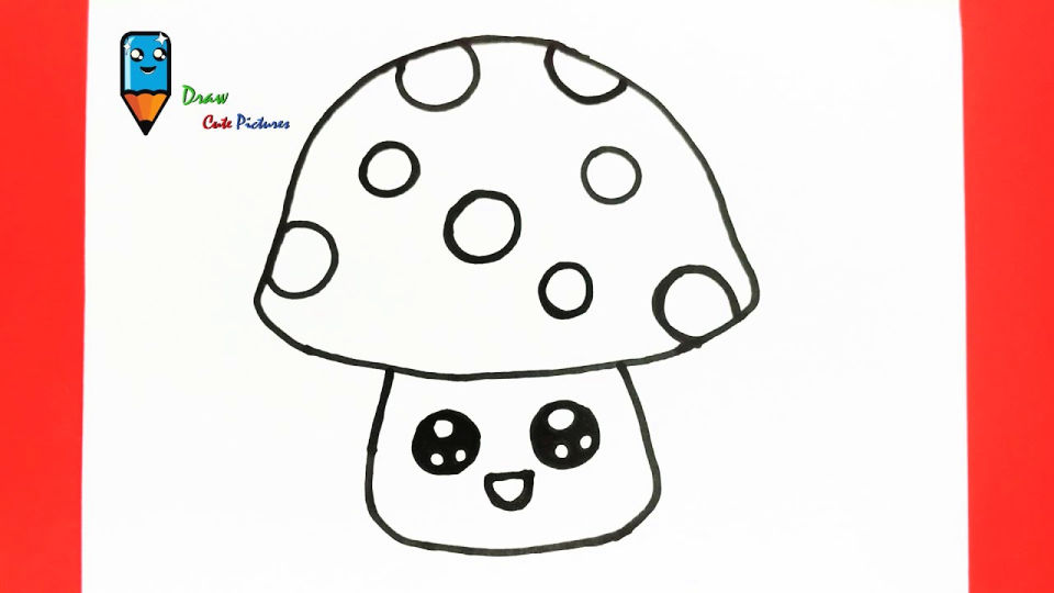 20 Easy Mushroom Drawing Ideas How To Draw A Mushroom 2315