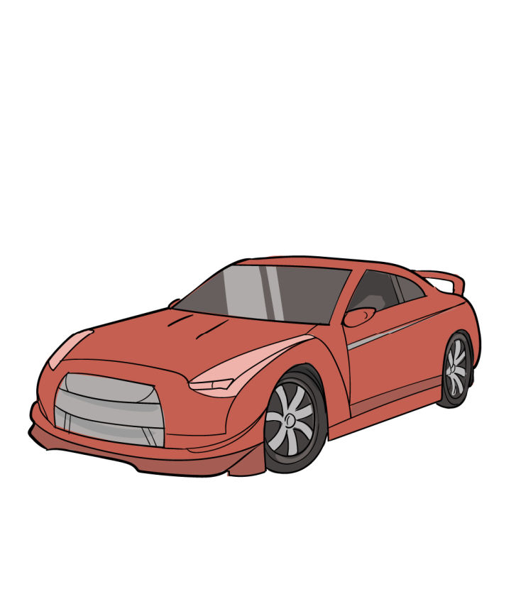 25 Easy Car Drawing Ideas - How to Draw a Car - Blitsy