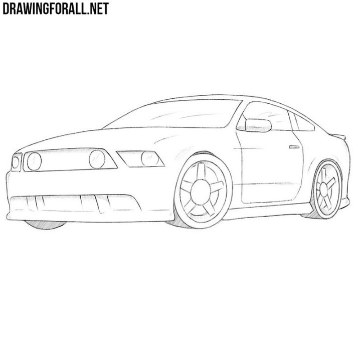 25 Easy Car Drawing Ideas - How to Draw a Car - Blitsy