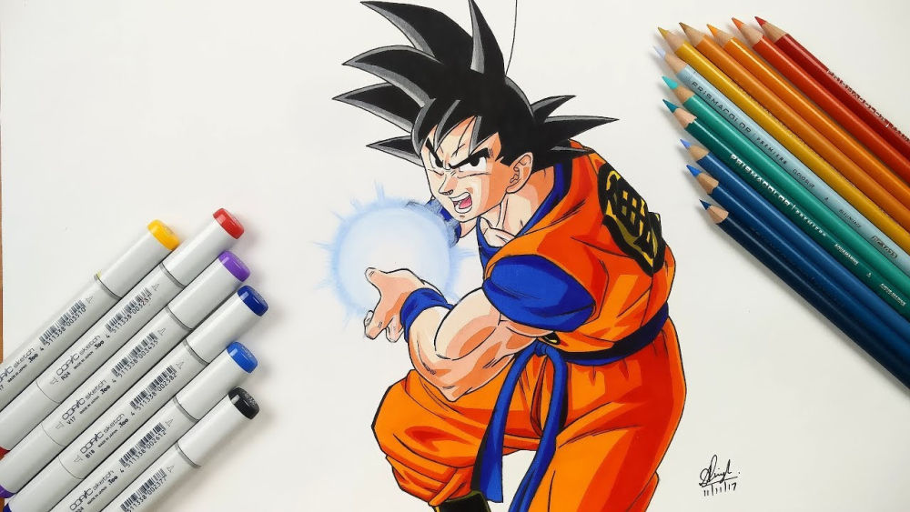 20 Easy Goku Drawing Ideas -How To Draw A Goku - Blitsy