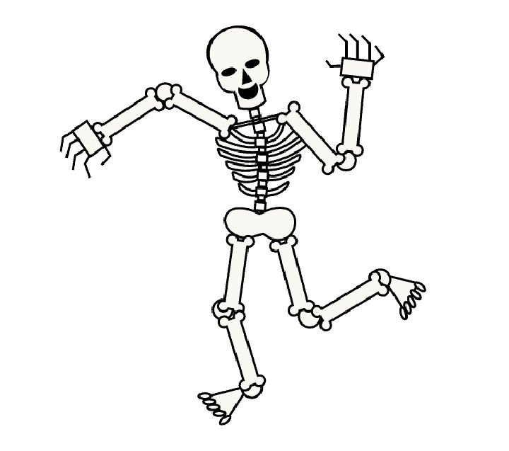 25 Easy Skeleton Drawing Ideas - How To Draw A Skeleton