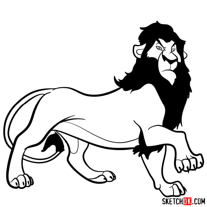 25 Easy Lion Drawing Ideas How To Draw A Lion 7648