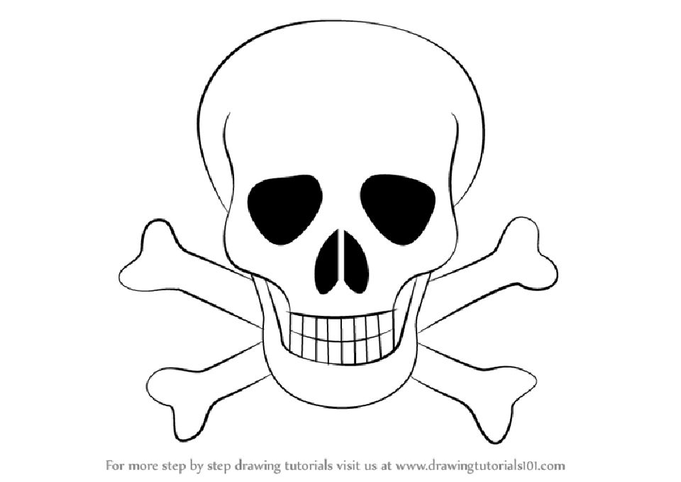 25 Easy Skull Drawing Ideas - How to Draw a Skull