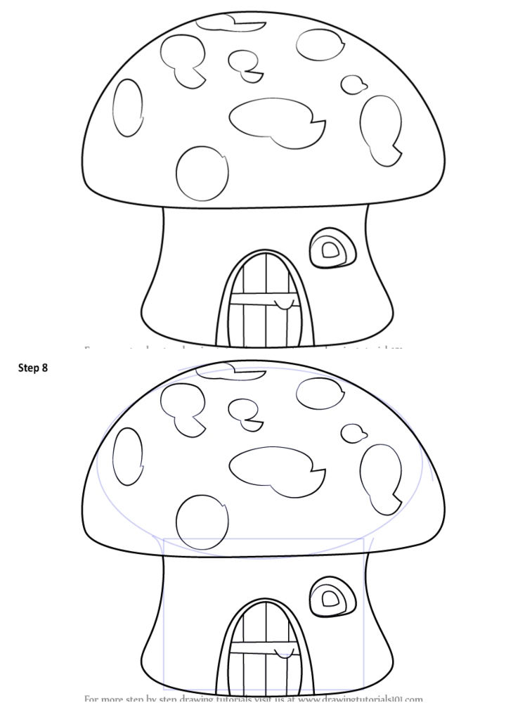 20 Easy Mushroom Drawing Ideas How To Draw A Mushroom