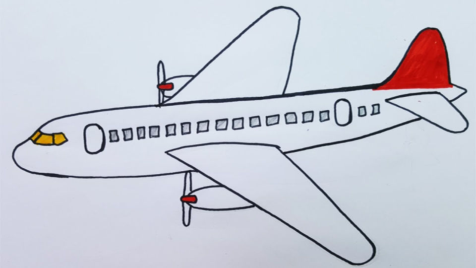 20 Easy Airplane Drawing Ideas How To Draw A Plane
