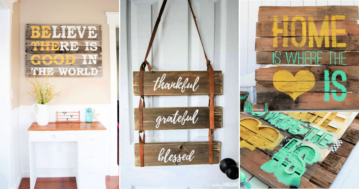 40 Wood Pallet Sign Ideas You Can Diy